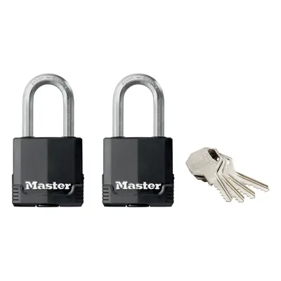 Master Lock Padlock, ExcellÂ® Covered Laminated Steel Padlock, High Security Lock, Keyed Lock, B