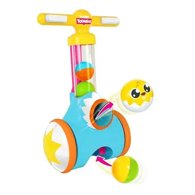 TOMY Toomies Pic and Pop Push Along Baby Toy | Toddler Ball Popper With Ball Launcher And Collec