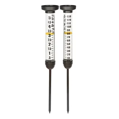 Esschert Design Rain Gauge Pluviometer Measurement Weather Rainfall mm TH86