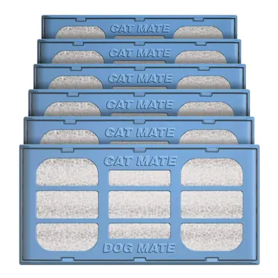 Cat Mate Genuine Replacement Filter Cartridges for Use with Cat and Dog Mate Pet Fountains, Pack