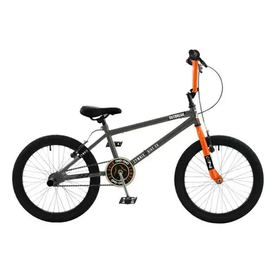 Zombie Outbreak BMX Bicycle Boys 20" Wheel Stunt Style Grey/Orange