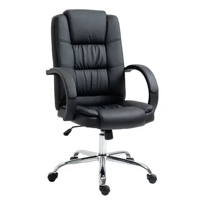 Vinsetto Executive Office Chair High Back Computer Desk Chair w/ Armrests Black