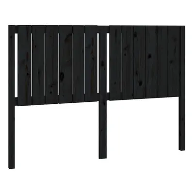 (black, 145.5 x x cm) vidaXL Bed Headboard Home Bedroom Decorative Bed Header Panel Solid Wood P