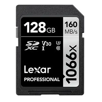 Lexar SD Professional 1066X 160MB/s Read Flash Memory Card 128GB