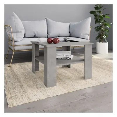 vidaXL Coffee Table Concrete Grey Engineered Wood Couch Dining Telephone Table