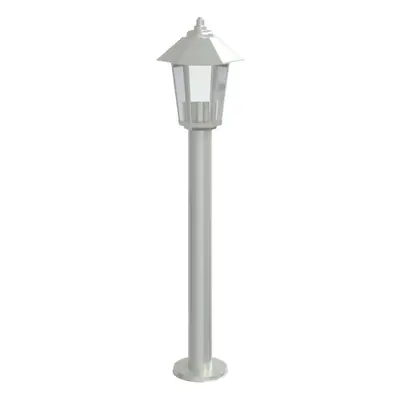 (silver, cm/ pcs) vidaXL Outdoor Floor Lamps Garden Light Pathway Standing Lamp Stainless Steel