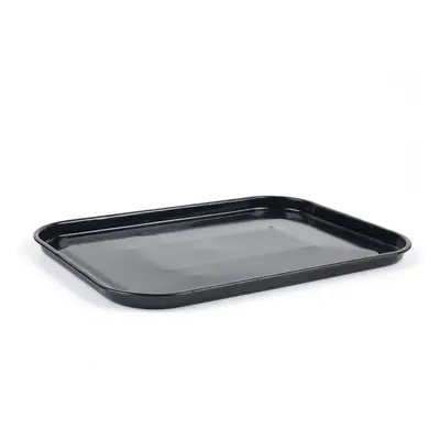 Russell Hobbs CW11441 Romano Vitreous Enamel Baking Tray, cm, Black