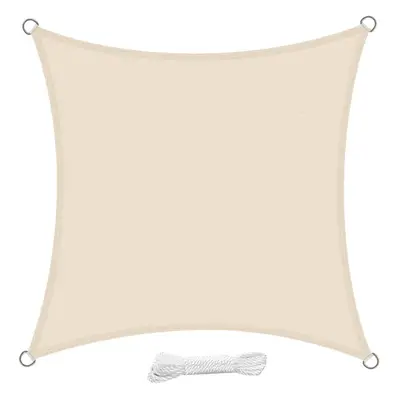 swift Sun Shade Sail 2x2 Meter Square, Cream