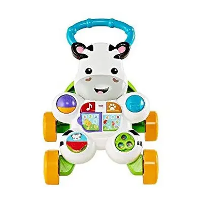 Fisher-Price Learn with Me Zebra Walker Ã¢ UK English Edition, Musical Infant Walking Toy