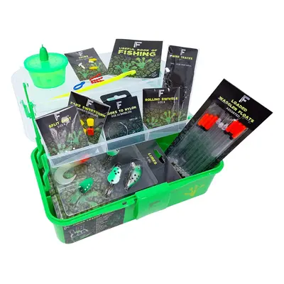 FLADEN Fishing - Junior River Loaded Coarse Terminal Tackle Box Set - Ideal Bits and Pieces Star