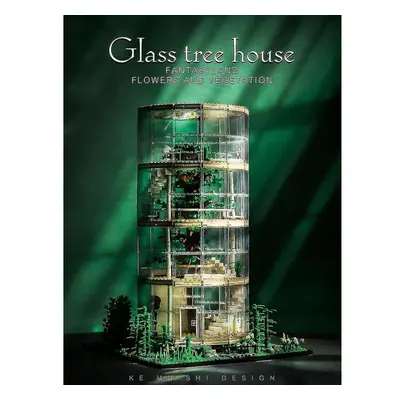 3495pcs Creative Architecture Street View Series Glass Tree House Forest Villa Model Building Bl