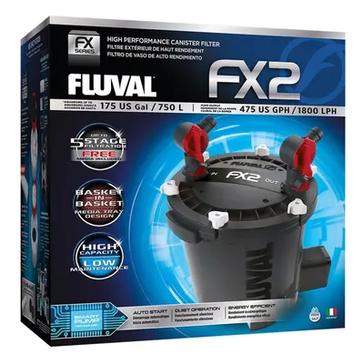 Fluval Fx2 Canister Filter External Filtration Media Aquarium Marine Fish Tank