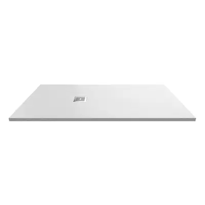 1700mm x 900mm Premium Slimline Rectangular Shower Tray - Slate White