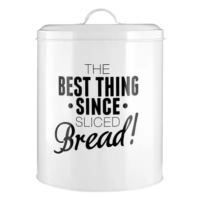 Pun & Games Bread Bin, White