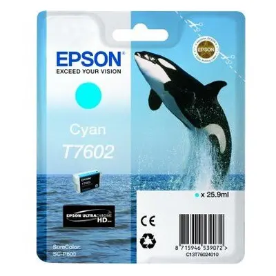 Epson T7602 Cyan 25.9ml Cyan ink cartridge