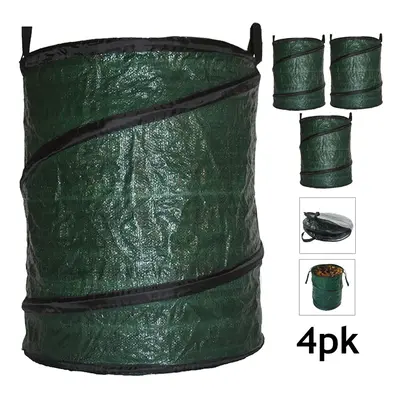 Collapsible Garden Bag Large Reusable Carry Handles Waste Bin Refuse Sack 90L x