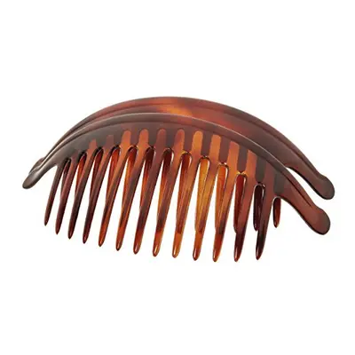 France Luxe Belle Larger Interlocking Comb, Tortoise, Set of - An Ex