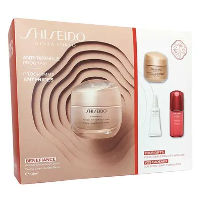 Shiseido Benefiance Wrinkle Smoothing Cream 50ml plus mini skincare items