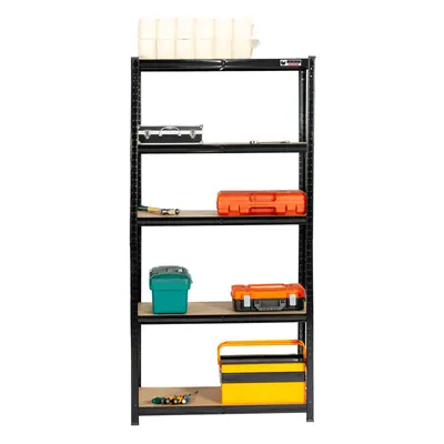 180x90x45cm | Black | Boltless Garage Shelving Unit | 1000kg