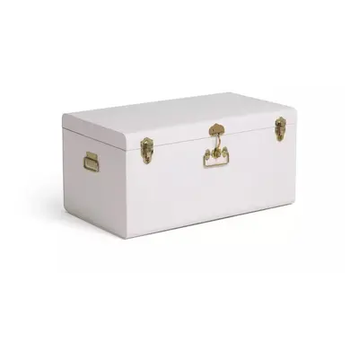 Habitat Extra Large Galvanised Steel Storage Trunk - White