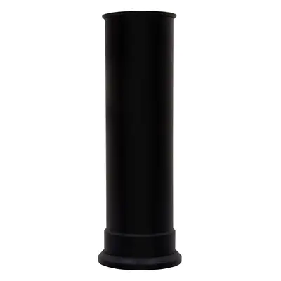 Adam Straight Stove Pipe in Black