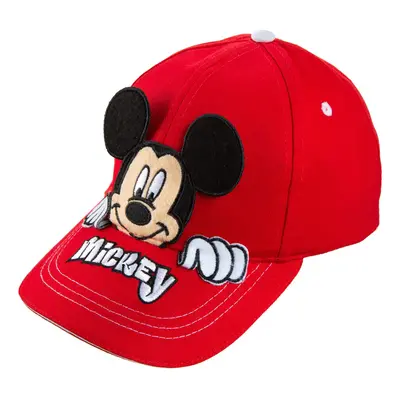 Disney Mickey Mouse Peak-A-Boo Baseball Cap Age -Red