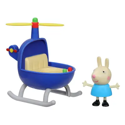 Peppa Pig Peppa's Adventures Little Helicopter Toy Includes 3-inch Rebecca Rabbit Figure, Inspir