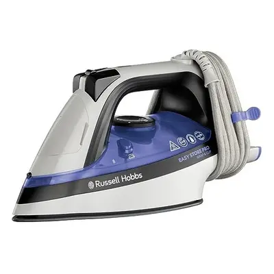 Russell Hobbs Wrap & Clip Steam Iron - Easy Store Ceramic Iron with Vertical Steam and 180g Stea