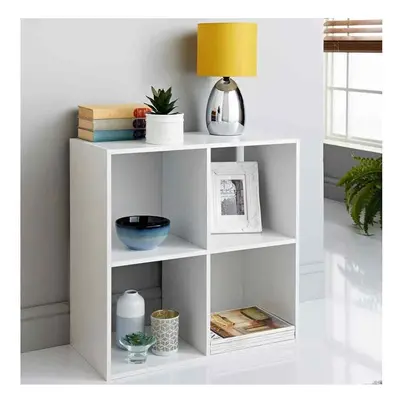 4 Cube Shelf-White Bookcases, Shelving & Storage G-0345