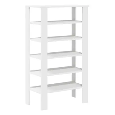 (white, cm) vidaXL Shoe Rack Old Wood 61x32x105 cm Engineered Wood shoe storage shoe shelf