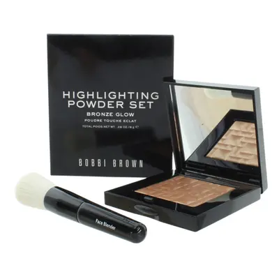 Bobbi Brown Highlighting Powder & Brush Set Bronze Glow