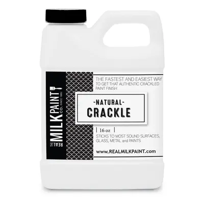 Real Milk Paint Crackle Paint Finish for Milk Paint Use on Wood and Drywall Water Based oz.