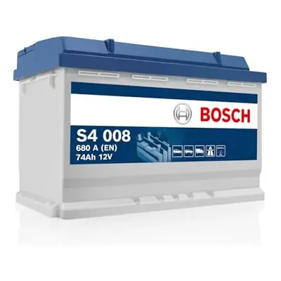 Bosch S4 Car Battery A/h - A - V Battery, Type 096, Lead-acid for Non-Start/Stop Vehicles, Left 