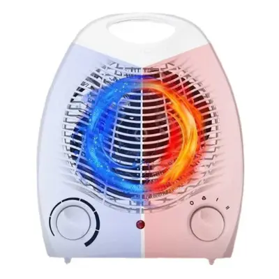 Indoor Electric Space Heater Fan - 1000W/2000W Adjustable Thermostat Ceramic Heater