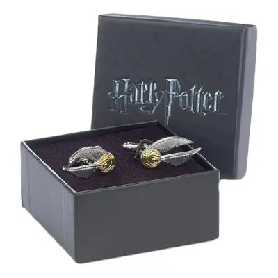 Harry Potter Golden Snitch Silver Plated Cufflinks