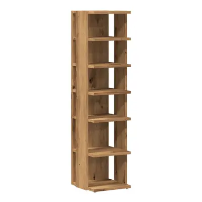 (artisan oak, pcs) vidaXL Shoe Cabinet Household Storage Shelf Shoe Cupboard Engineered Wood