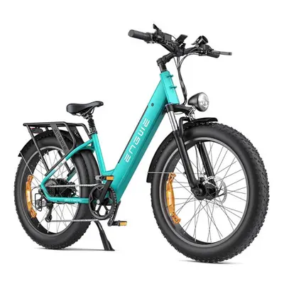 (Green) ENGWE E26 ST Electric Bike 26x4 Fat Tires 48V 16Ah