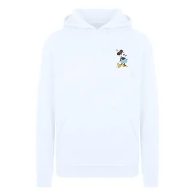 (XXL, White) Disney Womens/Ladies Minnie Mouse Kick Chest Hoodie