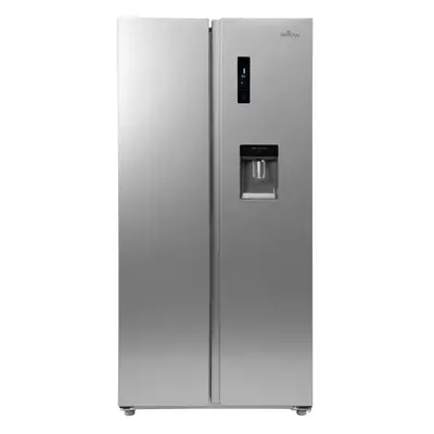 Willow WSBS84DS 430L Total No Frost American Fridge Freezer