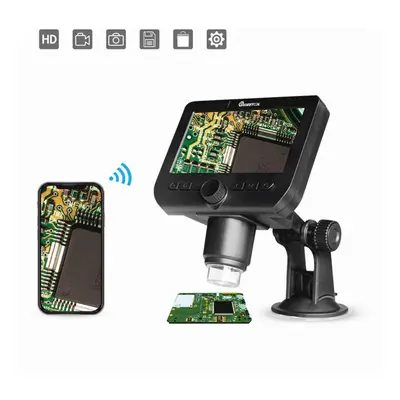 New MUSTOOL G610 2MP 4.3-Inch LCD Wifi Microscope Support IOS Android System Built-in Rechargeab