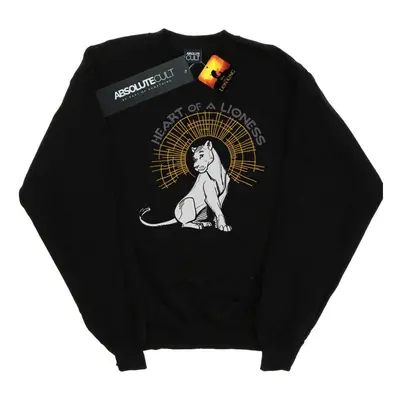 (S, Black) Disney Mens The Lion King Movie Heart Of A Lioness Sweatshirt