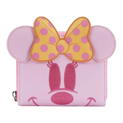 Disney Minnie Pastel Ghost Glow Mini Zip Purse