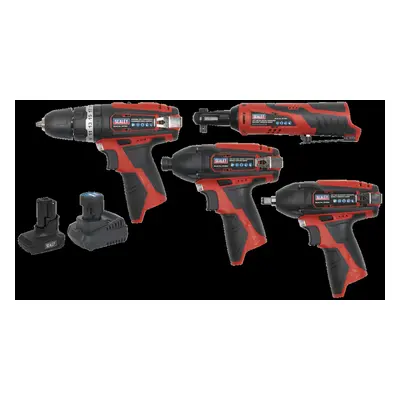 4 x 12V SV12 Series Cordless Power Tool Combo Kit