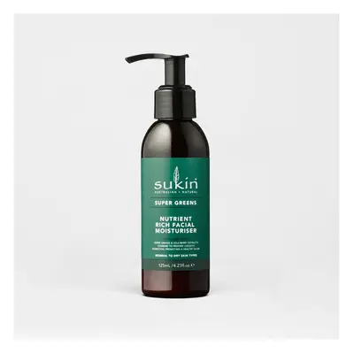 Sukin Super Greens Nutrient Rich Facial Moisturiser Daily Skin Care 125ml