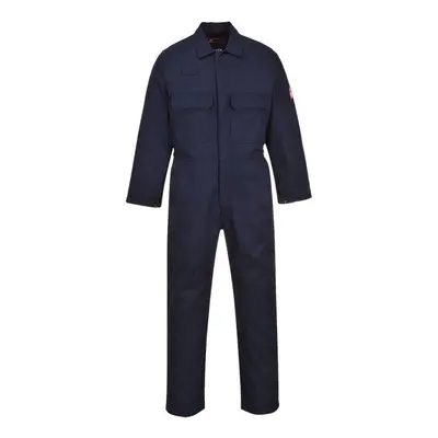 (58T, Navy) Portwest Unisex Adult Bizweld Fire Resistant Overalls