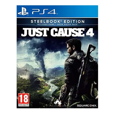 Just Cause Steelbook Edition with Neon Racer Pack (PS4) (New)