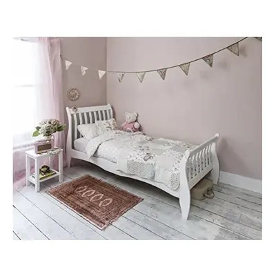 Noa and Nani - Astrid 3ft Single Sleigh Bed - (White)