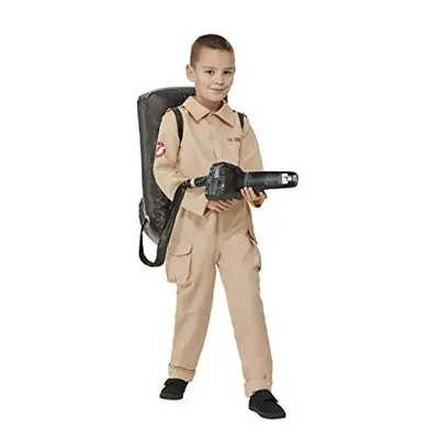 Smiffys 52569T Officially Licensed Ghostbusters Child's Costume, Beige, Teen Boy-Age Years +