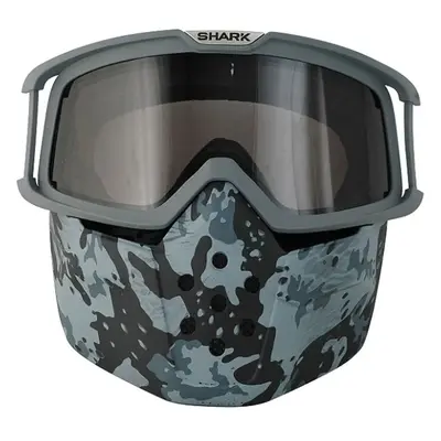 Shark Goggle & Mask Kit Camo Blue / Black For Raw Helmets