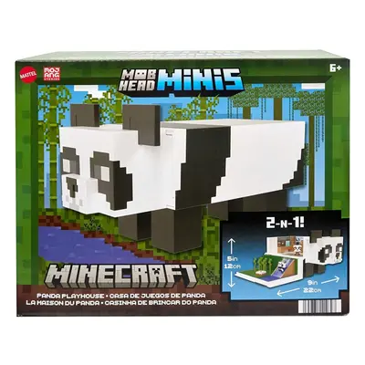 Mattel Minecraft Mini Hobhead Panda Play Set Toys